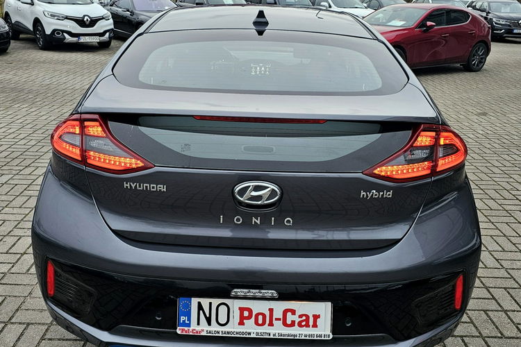 Hyundai IONIQ Hybryda, martwe pole, automatyczne parkowanie , grzane fotele i kierown zdjęcie 8