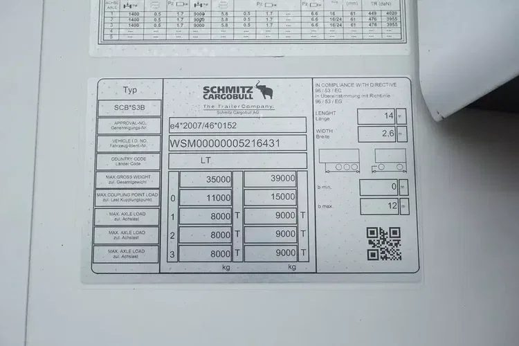Schmitz / CHŁODNIA / TK SLX 300 zdjęcie 11
