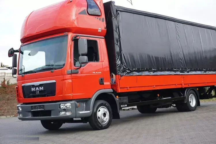 MAN TGL / 12.220 / E 5 / BURTOFIRANKA + WINDA / ŁAD. 5 855 KG / 17 PALET zdjęcie 22