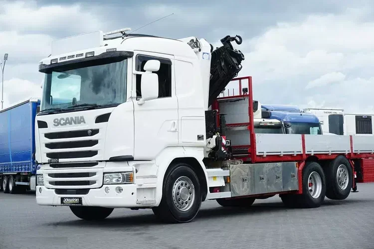 Scania G 490 / 6 X 2 / SKRZYNIOWY + HDS / HMF 3220 K7 / WYSIĘG 18.9 M zdjęcie 38