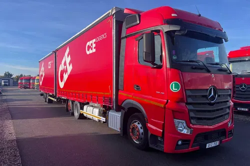 Mercedes ACTROS MP5 euro6 6x2 jumbo zestaw 120m 38palet