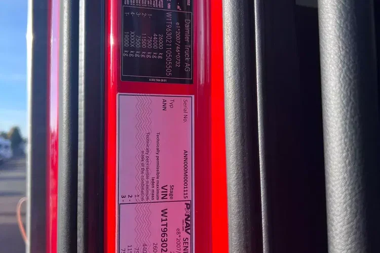 Mercedes ACTROS MP5 euro6 6x2 jumbo zestaw 120m 38palet zdjęcie 17