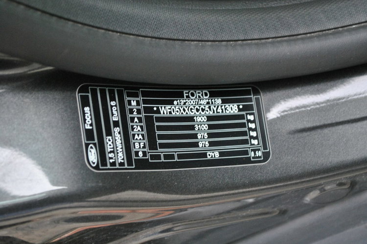 Focus Hatchback Trend 1, 5 TDCi 95KM ASO Forda Gwarancja zdjęcie 26