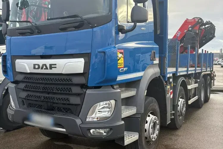DAF CF 480 8x4 E6 / HDS Fassi F315A.2.26 / platforma zdjęcie 1