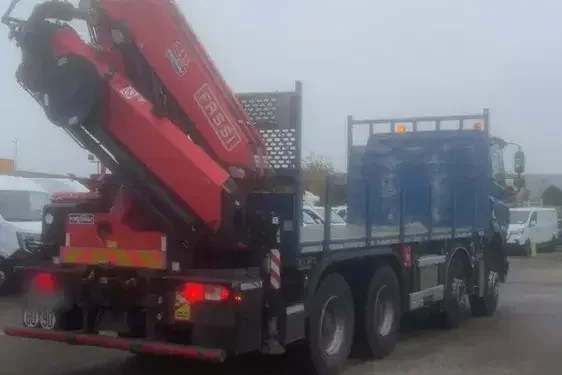 DAF CF 480 8x4 E6 / HDS Fassi F315A.2.26 / platforma zdjęcie 6