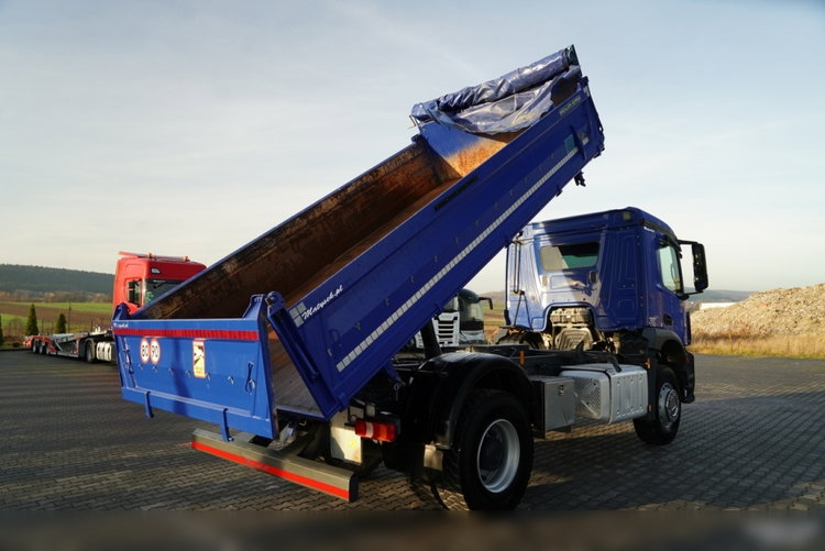 Mercedes AROCS 1853 / 4X2 / WYWROTKA 3 STRONNA / MEILLER KIPER / EURO 6 /  zdjęcie 4