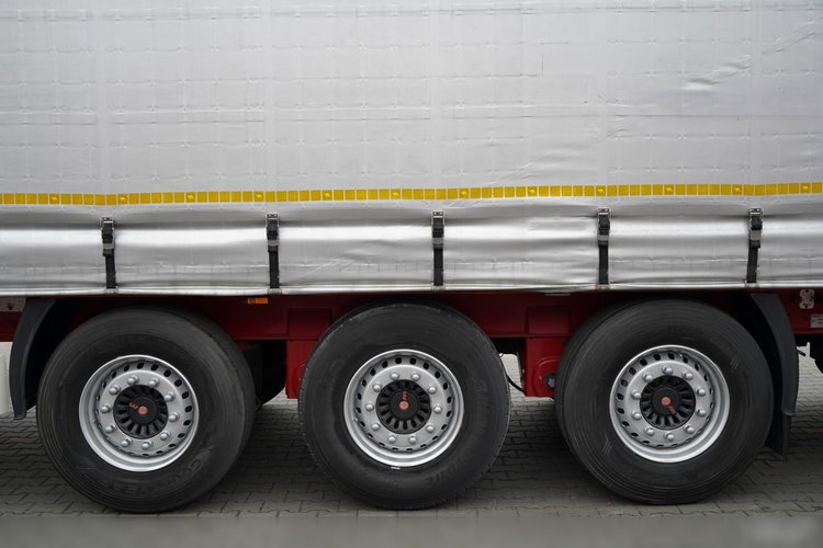 Wielton / FIRANKA STANDARD / MULDA DO STALI - 9 M / OŚ PODNOSZONA / SAF / MAŁO UŻYWANA  zdjęcie 19