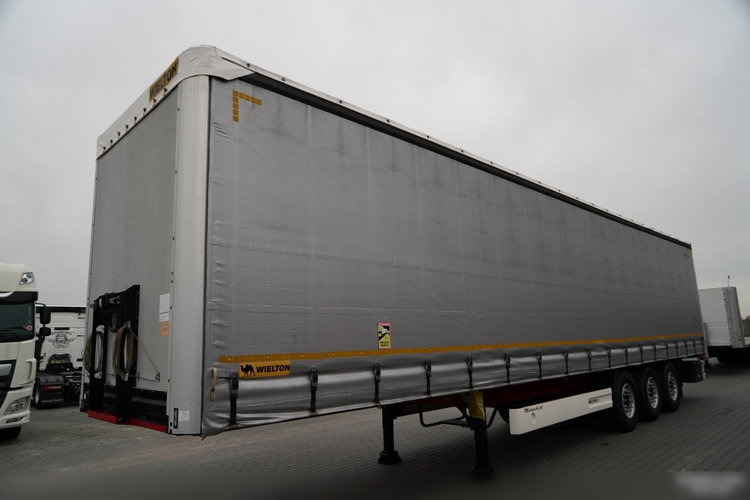 Wielton / FIRANKA STANDARD / MULDA DO STALI - 9 M / OŚ PODNOSZONA / SAF / MAŁO UŻYWANA  zdjęcie 2