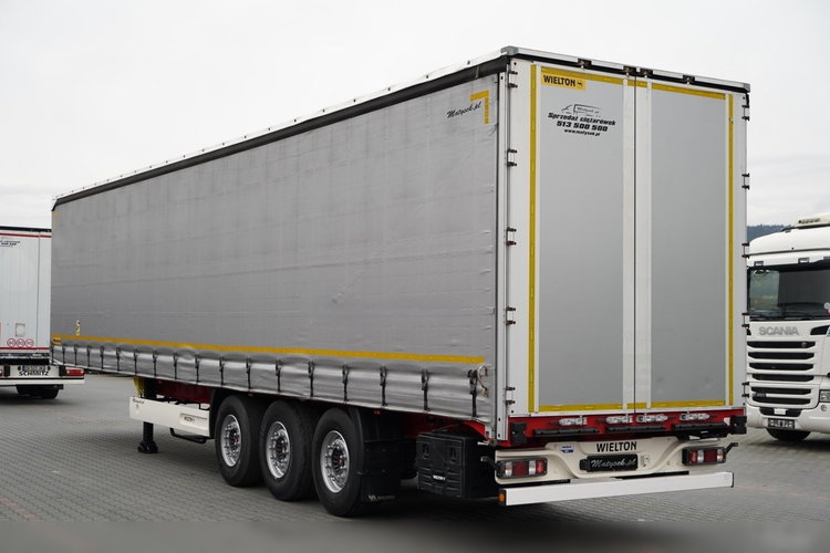 Wielton / FIRANKA STANDARD / MULDA DO STALI - 9 M / OŚ PODNOSZONA / SAF / MAŁO UŻYWANA  zdjęcie 4