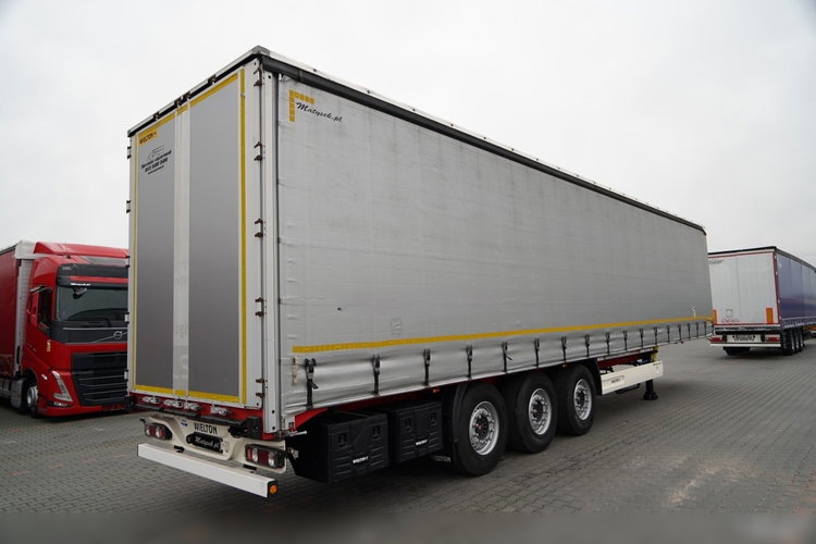 Wielton / FIRANKA STANDARD / MULDA DO STALI - 9 M / OŚ PODNOSZONA / SAF / MAŁO UŻYWANA  zdjęcie 5