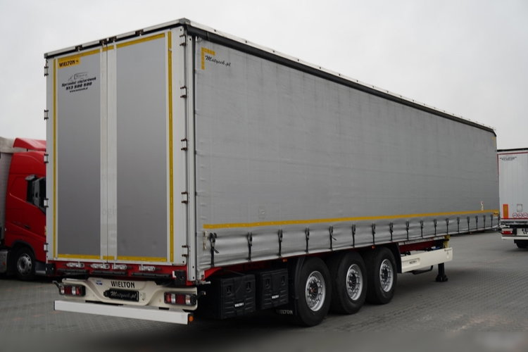 Wielton / FIRANKA STANDARD / MULDA DO STALI - 9 M / OŚ PODNOSZONA / SAF / MAŁO UŻYWANA  zdjęcie 6