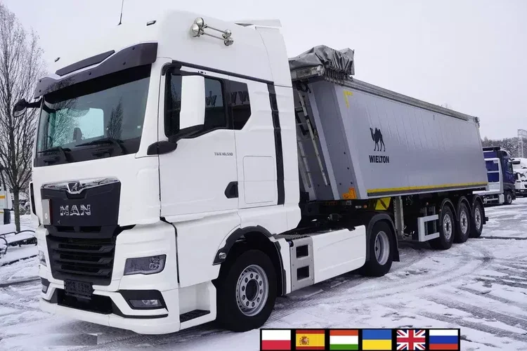 MAN TGX 18.510 E6 4×2 / Kab. sypialna / 2023 / Wielton NW-3 / poj. 38m3 zdjęcie 1