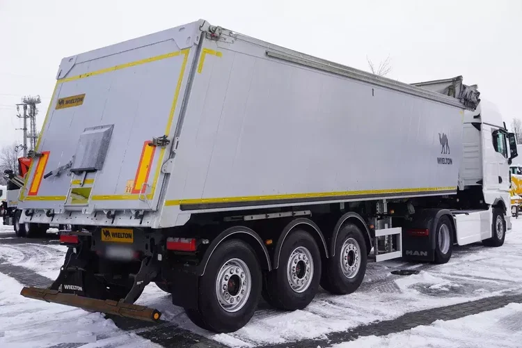 MAN TGX 18.510 E6 4×2 / Kab. sypialna / 2023 / Wielton NW-3 / poj. 38m3 zdjęcie 5