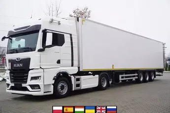 MAN TGX 18.510 4×2 / chłodnia Lamberet / Carrier Vector 1950 MT / Kab. sypialna / 2023 / Multitemperatura