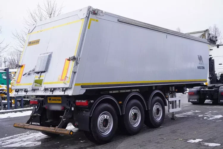 Wielton NW-3 / waga 6.2 t / poj. 38m3 / elek. dach / Teflon / 20 naczep r.2022 zdjęcie 5