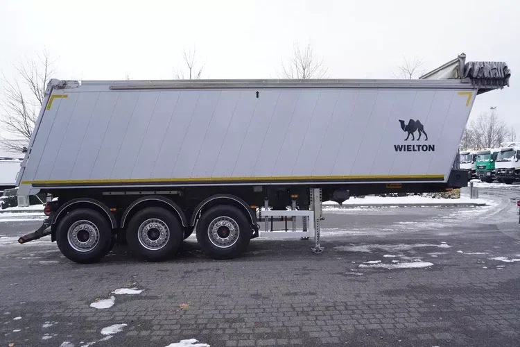 Wielton NW-3 / waga 6.2 t / poj. 38m3 / elek. dach / Teflon / 20 naczep r.2022 zdjęcie 6
