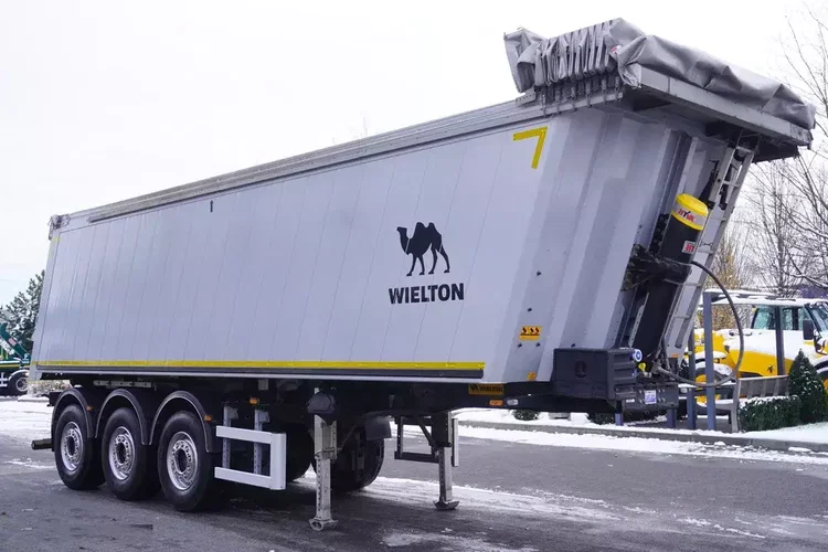 Wielton NW-3 / waga 6.2 t / poj. 38m3 / elek. dach / Teflon / 20 naczep r.2022 zdjęcie 7