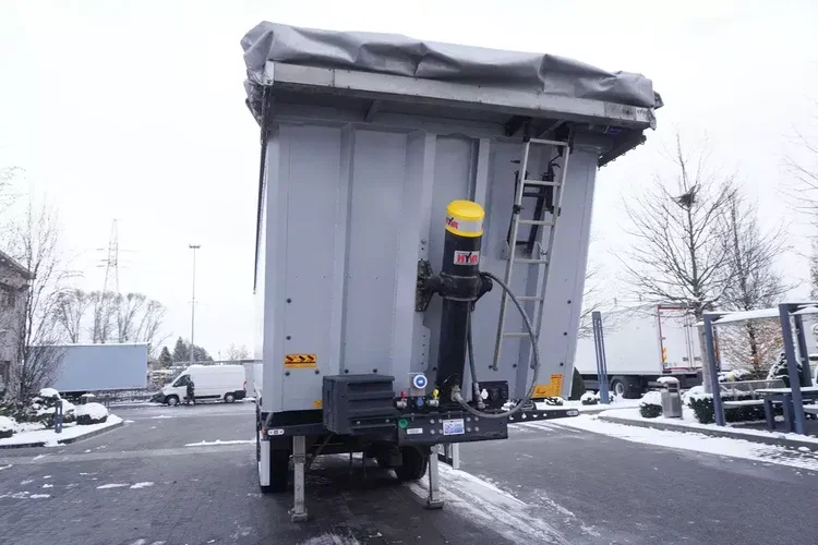 Wielton NW-3 / waga 6.2 t / poj. 38m3 / elek. dach / Teflon / 20 naczep r.2022 zdjęcie 9