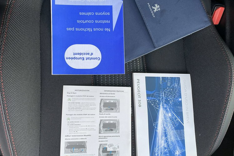 Peugeot 308 GT Zadbany z oryginalnym niskim przebiegiem zdjęcie 9