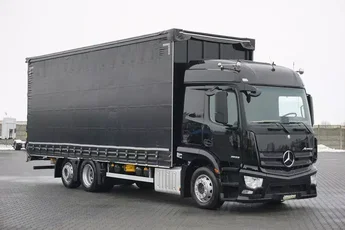Mercedes / ACTROS / 2533 / ACC / E 6 / FIRANKA / ŁAD. 15 450 KG / 19 PALET