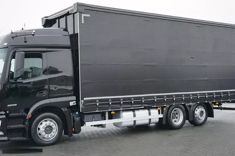 Mercedes / ACTROS / 2533 / ACC / E 6 / FIRANKA / ŁAD. 15 450 KG / 19 PALET zdjęcie 15