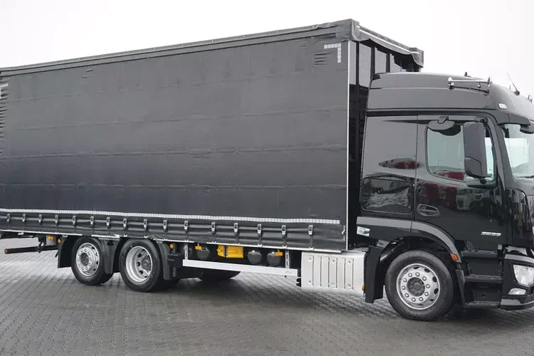 Mercedes / ACTROS / 2533 / ACC / E 6 / FIRANKA / ŁAD. 15 450 KG / 19 PALET zdjęcie 16