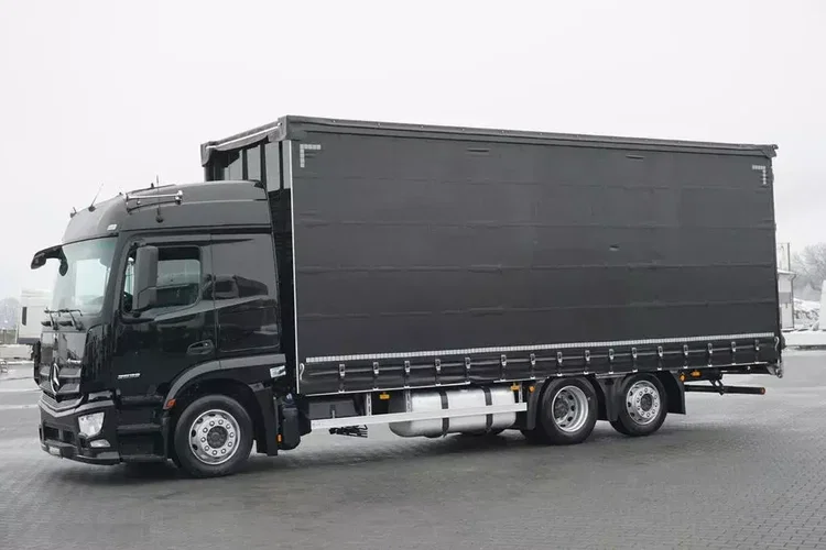 Mercedes / ACTROS / 2533 / ACC / E 6 / FIRANKA / ŁAD. 15 450 KG / 19 PALET zdjęcie 3