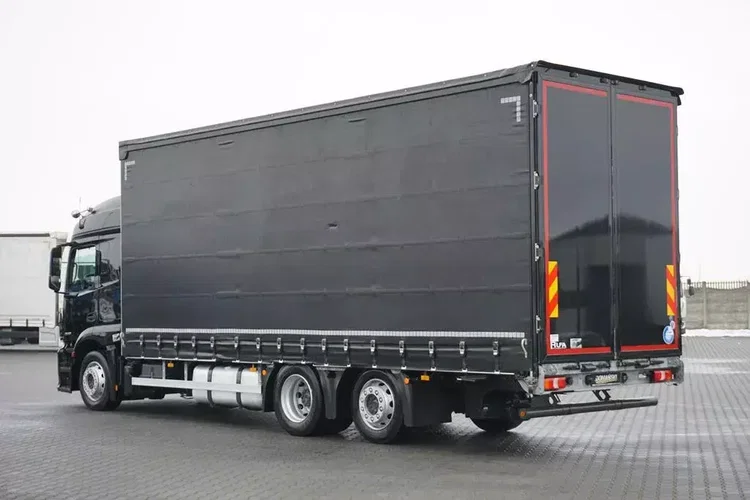 Mercedes / ACTROS / 2533 / ACC / E 6 / FIRANKA / ŁAD. 15 450 KG / 19 PALET zdjęcie 6