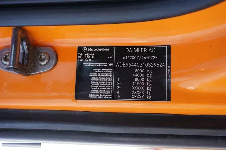 Mercedes AROCS / 1848 / E 6 / ACC / 4 X 4 / HAD / HYDRAULIKA / RETARDER zdjęcie 11