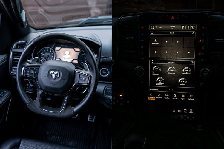 1500 CrewCab Sport / 5.7 V8 HEMI / Bogata opcja / Bezwypadkowy / FV zdjęcie 61