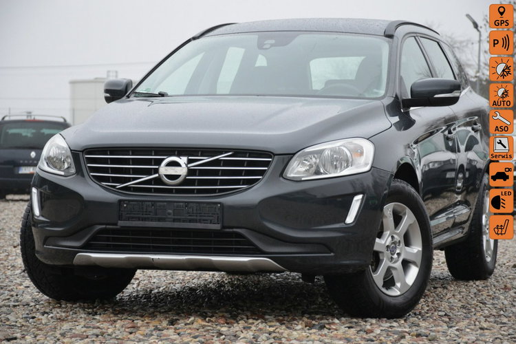 Volvo XC 60 Zarejestrowane 2.0D4 181KM Lift LED Serwis Navi Kamera Grz.fotele zdjęcie 1