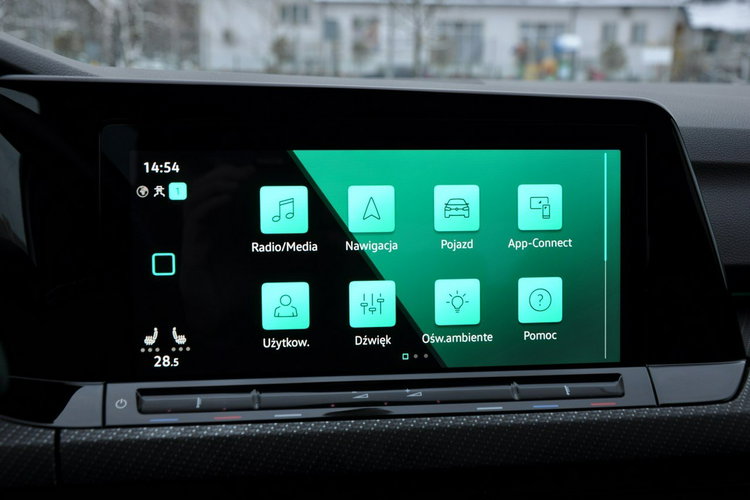 Volkswagen Golf 1.5 eTSI 150KM DSG R-line Kamera Ambiente MatrixLed 1wł SalonPL Gwar. zdjęcie 20