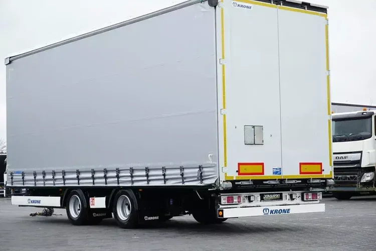 Krone TANDEM / FIRANKA / 19 PALET / DŁ. 7.75 M zdjęcie 18