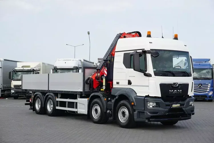 MAN TGS / 35.470 / E 6 / SKRZYNIOWY + HDS / FASSI F 545 / ŁAD. 13 105 KG / PILOT zdjęcie 2
