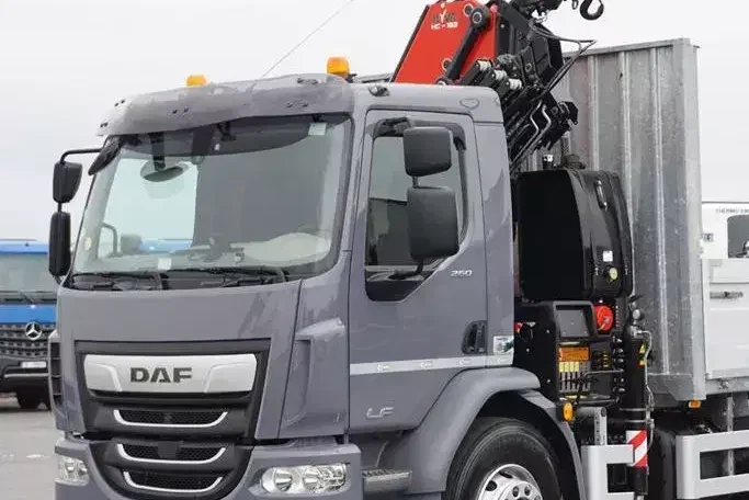 DAF LF / 260 / ACC / SKRZYNIOWY + HDS / HYVA HC-183 / PILOT / ROTATOR / WIDŁY zdjęcie 23
