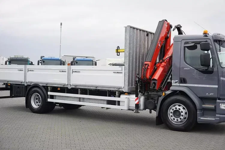 DAF LF / 260 / ACC / SKRZYNIOWY + HDS / HYVA HC-183 / PILOT / ROTATOR / WIDŁY zdjęcie 40