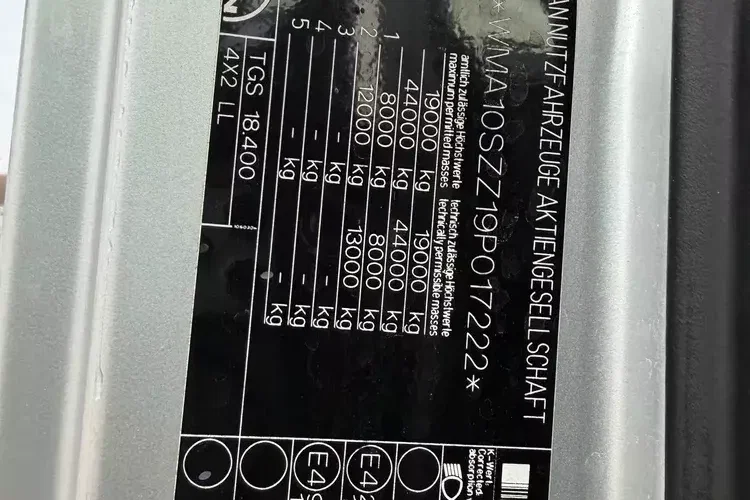 MAN TGS 18.400/ 6x2/WYWROTKA/PŁUG zdjęcie 10