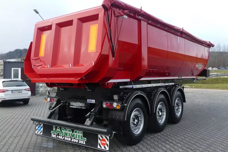 JANMIL WYWROTKA 28m3/ RYNNA / FABRYCZNIE NOWA / STALOWA / zdjęcie 8