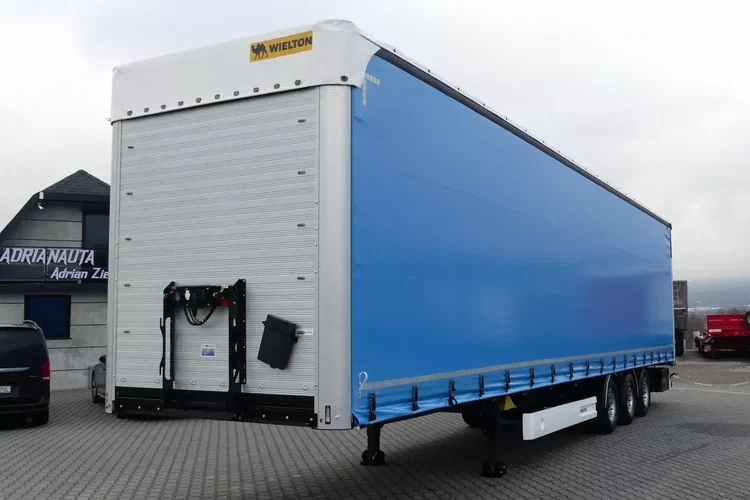 Wielton MEGA / FIRANKA / OŚ PODNOSZONA / DACH PODNOSZONY / zdjęcie 1