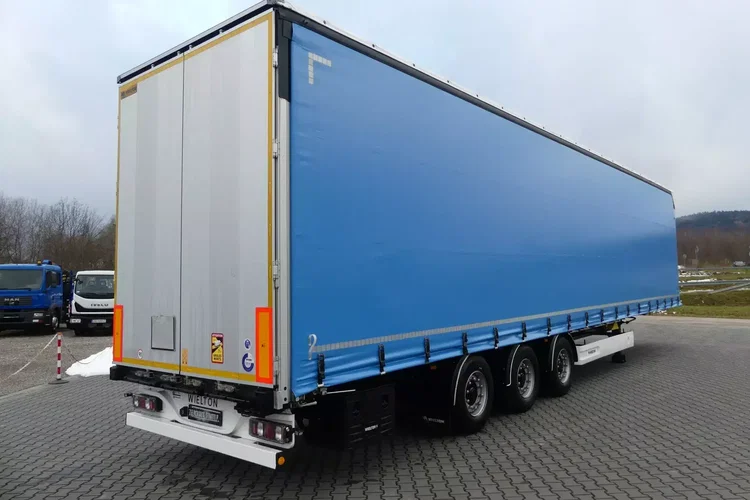 Wielton MEGA / FIRANKA / OŚ PODNOSZONA / DACH PODNOSZONY / zdjęcie 10