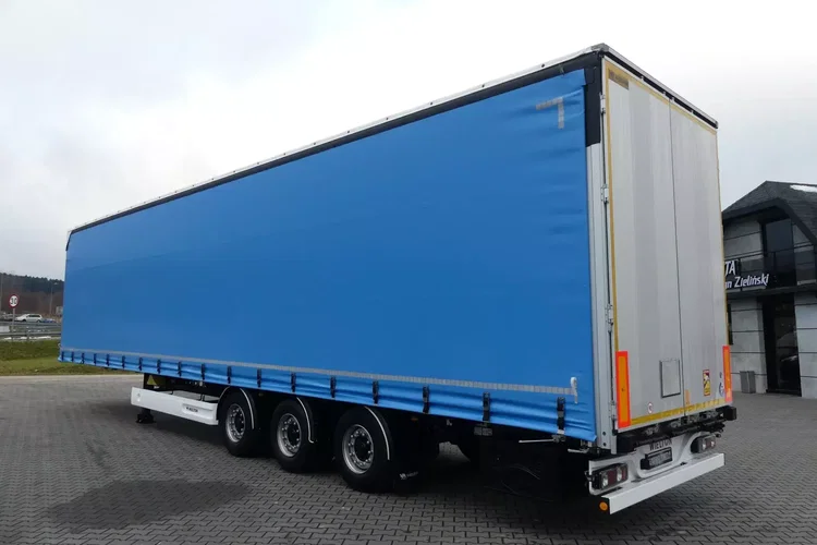 Wielton MEGA / FIRANKA / OŚ PODNOSZONA / DACH PODNOSZONY / zdjęcie 6