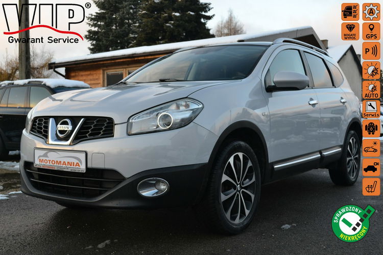 Nissan Qashqai+2 4x4 7os Panorama Climatronic Alu Serwis 2012r.Automat zdjęcie 1