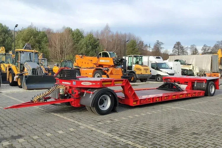 EMTECH 2 osiowa PCN 18 TIEFBETT Zagłębiana Rozciągana Oś Skrętna UNIKAT zdjęcie 42