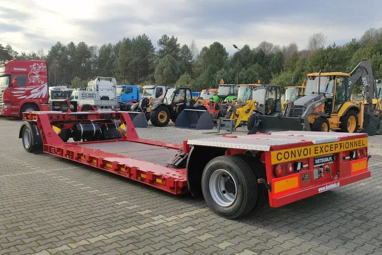 EMTECH 2 osiowa PCN 18 TIEFBETT Zagłębiana Rozciągana Oś Skrętna UNIKAT zdjęcie 48