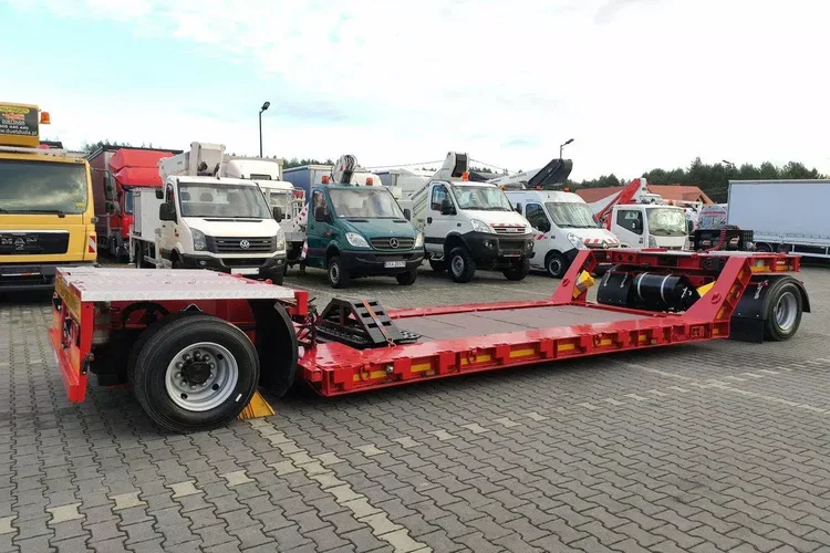 EMTECH 2 osiowa PCN 18 TIEFBETT Zagłębiana Rozciągana Oś Skrętna UNIKAT zdjęcie 49