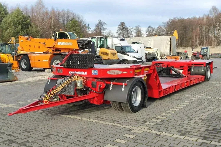 EMTECH 2 osiowa PCN 18 TIEFBETT Zagłębiana Rozciągana Oś Skrętna UNIKAT zdjęcie 51