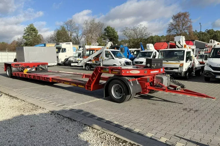 EMTECH 2 osiowa PCN 18 TIEFBETT Zagłębiana Rozciągana Oś Skrętna UNIKAT zdjęcie 37