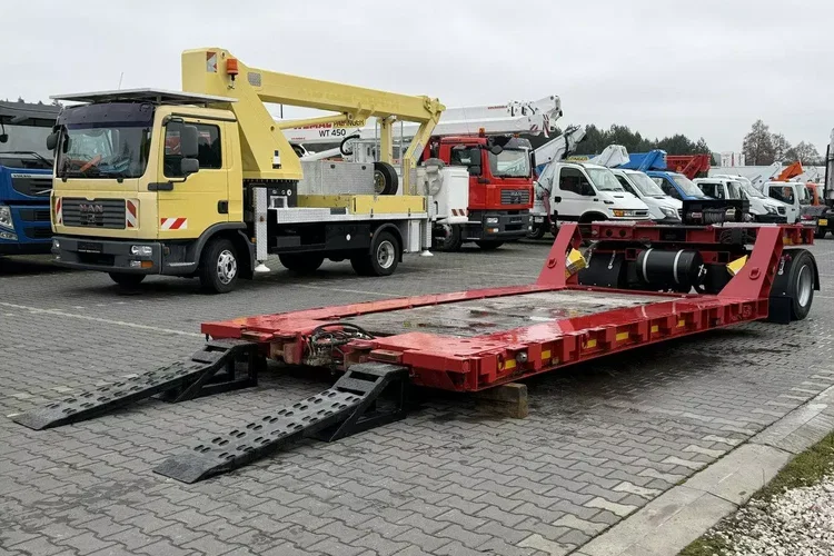 EMTECH 2 osiowa PCN 18 TIEFBETT Zagłębiana Rozciągana Oś Skrętna UNIKAT zdjęcie 39