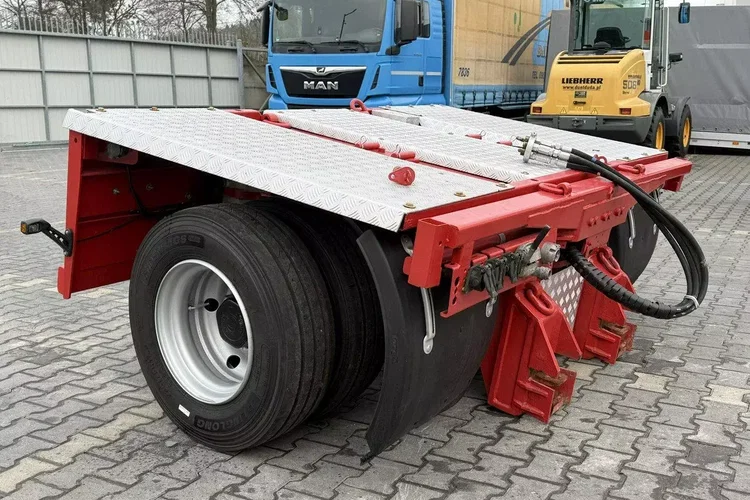 EMTECH 2 osiowa PCN 18 TIEFBETT Zagłębiana Rozciągana Oś Skrętna UNIKAT zdjęcie 41