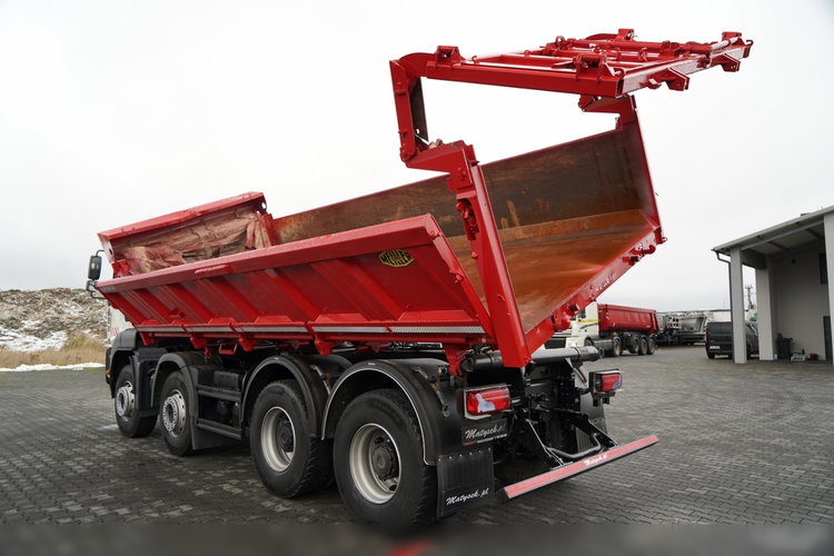 MAN TGA 35.400 / 8X4 / WYWROTKA 2 STR. / HYDROBURTA / HYDROKLAPA / UAL / MEILLER KIPPER zdjęcie 10